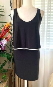 3/$15 Annalee + Hope Layered Tank Bodycon Mini Dress in Black