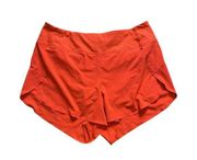 Athleta  x Allyson Felix Legend Run With It Women Size 1X Orange Athletic Shorts