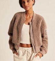 Abercrombie Sherpa Bomber Jacket