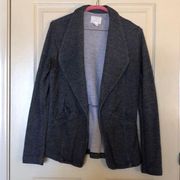 {Caslon} Gray knit blazer