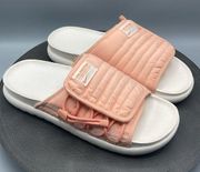 Nike  Sandals Womens Asuna 2 Slide Peach Slip On Slides Puffy Strap Size 10