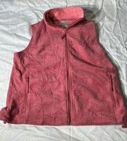 Cabelas Womens Vest Full Zip Jacket Size Large Outwear Fleece