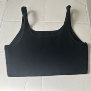 Aritzia  babaton sculpted knit cropped tank top size XL