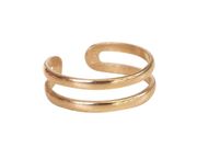 Gold Zinc Alloy Women’s Open Ring