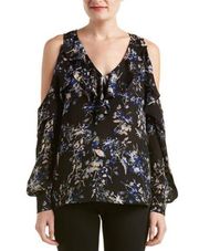 NWT Parker floral cold shoulder blouse