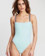 The Riley One-Piece Sky Elastic | SOLID & STRIPED Womens Swimwear