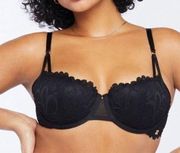 Savage x Fenty bra black bra 32C