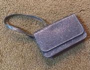 Silver Sparkly Wristlet