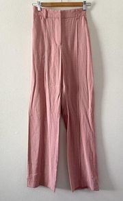 Princess Polly Pant Womens 4 Pink Kirstyn Trousers High Rise Career Business NWT