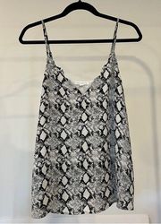 Snake Skin Print Tank Top