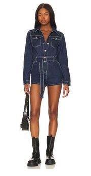 Denim Romper