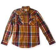 Small  Button Up Plaid Flannel Shirt