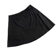 Revole Pixley High Rise A-Line High Rise Black Suede Mini Skirt 10