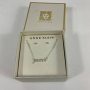 NIB Ann Klein Peace necklace and stud earring set