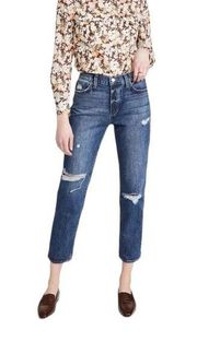 Joe's Jeans The Scout Mid Rise Slim Boyfriend Distressed in Remix NEW Size 25