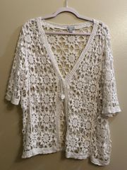 Crochet Flower Cover-Up