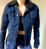 Volcom Jean Jacket with Fur Collar