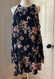 Floral Cold Shoulder Dress