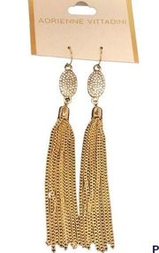 ADRIENNE VITTADINI GOLDTONE BLINGY EARRINGS