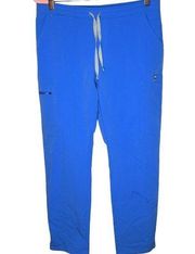 Women's Figs Yola Skinny‎ Scrub Blue Pants TW2000R Size M