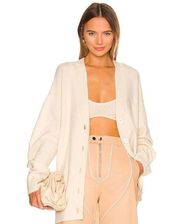 Camila Coelho Trista Oversized Cardigan in Ivory