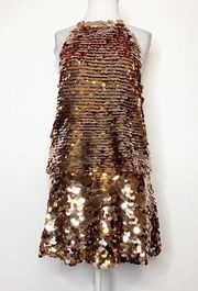 NWT Ramy Brook rise gold sequin set Staci top Meera skirt sz M