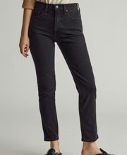 Everlane The Original Cheeky Ankle Organic Cotton Black Jeans