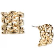 Charter Club Braided Stud Earrings in Gold-Tone