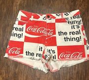 Vintage Coca Cola Cut Off Denim Shorts