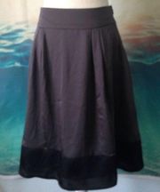 Attention Silk Look Midi Skirt with Pockets 11