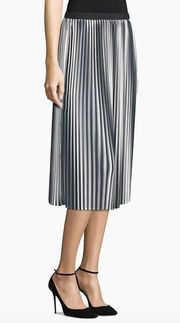 Eileen Fisher Ombre Pleated Skirt Large