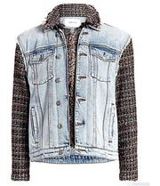 Current/Elliott The Charmer Tweed & Denim Jacket