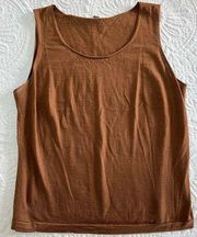 Lafayette 148 Wool Scoop Neck Tank Top