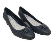 Easy Street Heels Navy Eloise Dress Pumps Size 8 M New In Box Blue Comfort