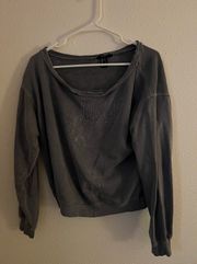 Forever 21 Off-The-Shoulder Sweatshirt