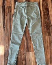 American Eagle Women’s  hi rise jegging size 10 regular green