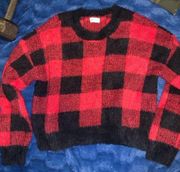 Plaid SO extra large sweater