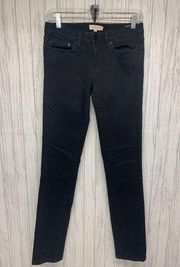 Womens Size 27 Tory Burch Super Skinny Black Jeans EUC