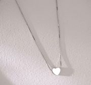 925 Silver Plated Love Heart Pendant Necklace for Women,Heart Necklace for Girls