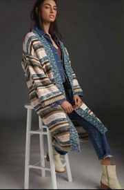 Anthropologie Lizzie Shimmer Knit Duster Kimono One Size