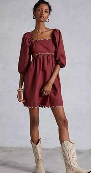 Forever That Girl Scalloped Mini Dress