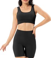 Athletic Set Biker Shorts & Sports Bra