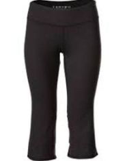 Soybu Lotus Fit Black Capris (Small)