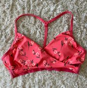 PINK - Victoria's Secret Victorias Secret PINK 2-in- Floral Sports Bra/Bikini Top