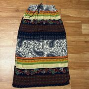 Multicolor  Maxi Skirt