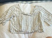 Crescent Striped Top