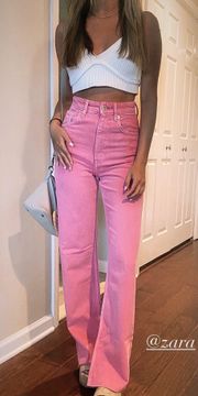 pink jeans