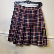 Parker Plaid Pleated Mini Skirt 28