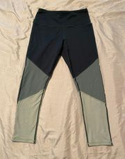 Tricolor capri leggings