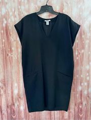 Bar III Black Cocoon Mini Dress